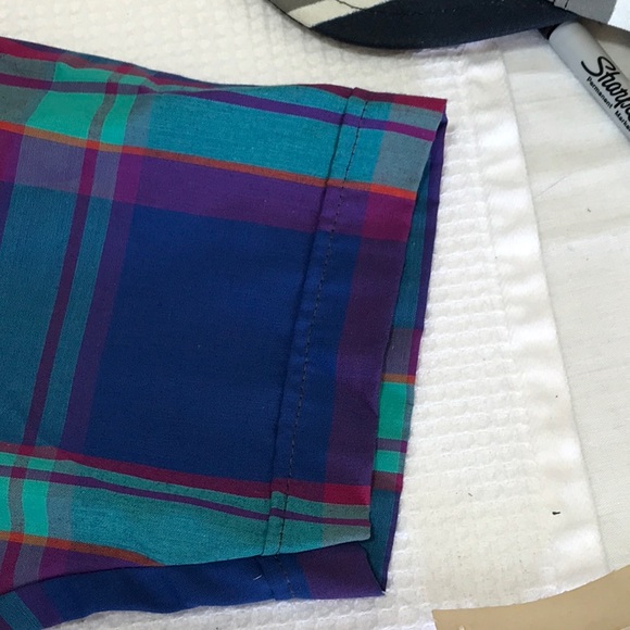 Vintage short sleeve Saddle King Western  pearl button 141/2 small regular - Picture 5 of 8